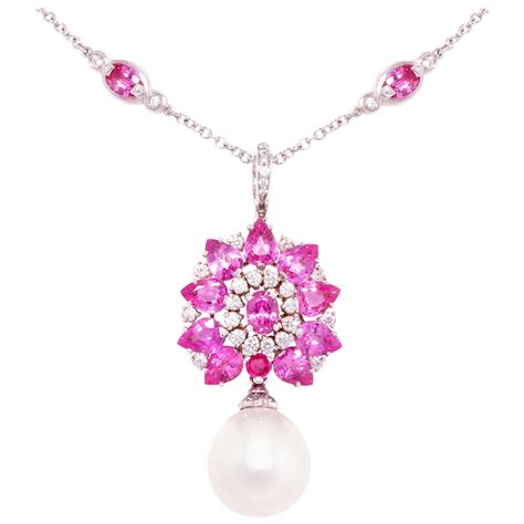 louis vuitton pink sapphire necklace bling empire|Louis Vuitton luxury jewelry.